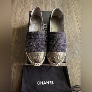 Chanel Tweed Espadrilles